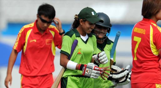 “We never get this kind of media attention at home. I am just so glad the sport made it to the Asian Games,” said Pakistan skipper Sana Mir. —AFP Photo